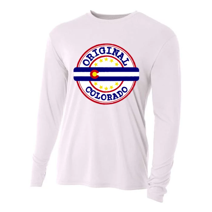 Original Colorado Flag Logo Cooling Performance Long Sleeve Crew