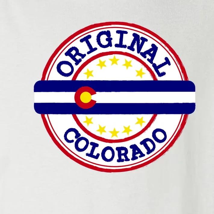 Original Colorado Flag Logo Toddler Long Sleeve Shirt