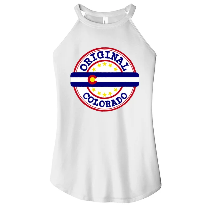 Original Colorado Flag Logo Women’s Perfect Tri Rocker Tank