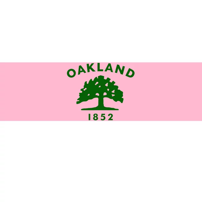 Oakland City Flag State Of California The Bay Area Town Bumper Sticker