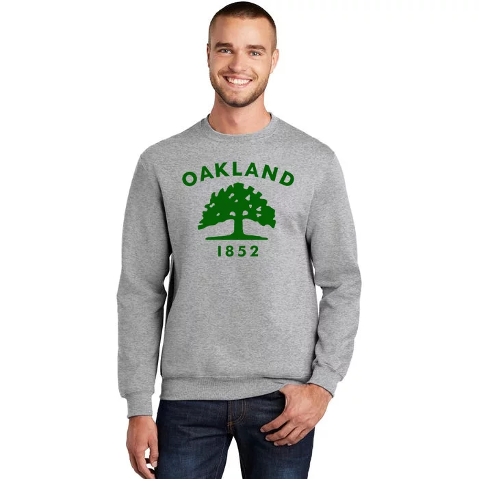 Oakland City Flag State Of California The Bay Area Town Tall Sweatshirt