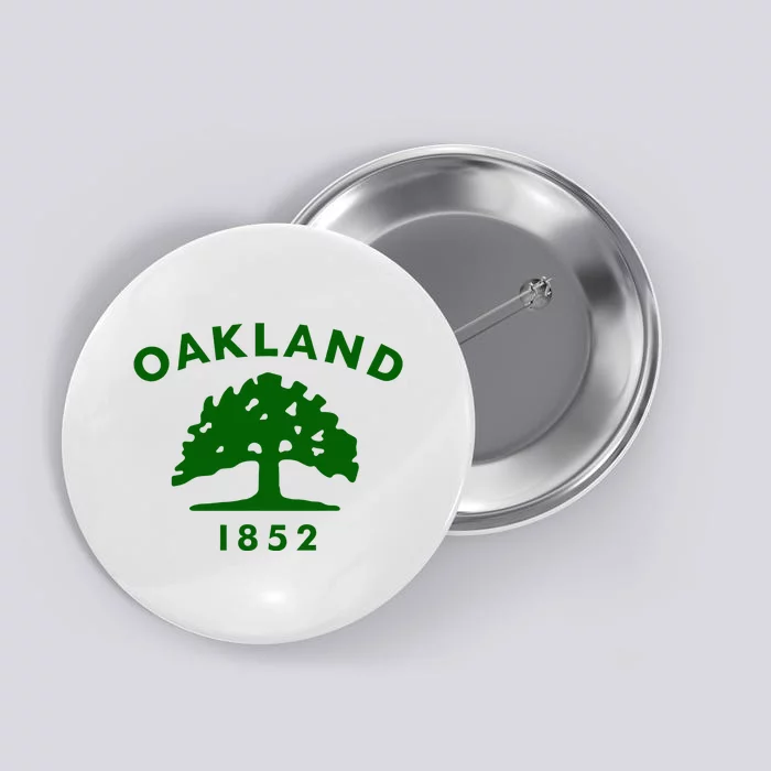 Oakland City Flag State Of California The Bay Area Town Button