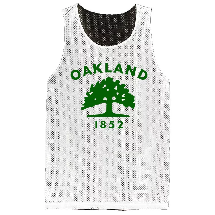 Oakland City Flag State Of California The Bay Area Town Mesh Reversible Basketball Jersey Tank