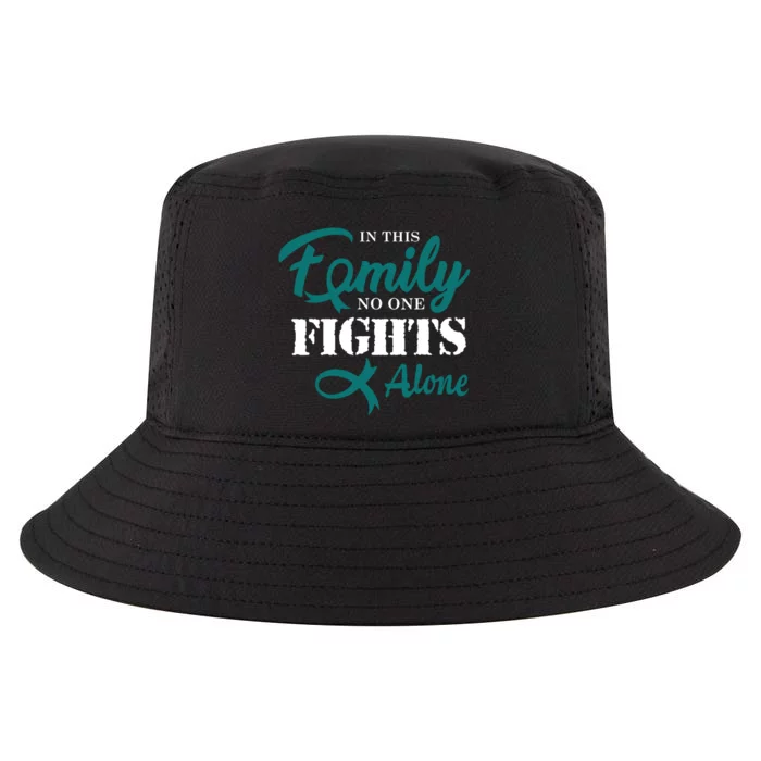 Ovarian Cancer Fight Cancer Ribbon Cool Comfort Performance Bucket Hat