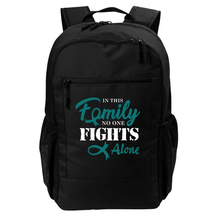 Ovarian Cancer Fight Cancer Ribbon Daily Commute Backpack