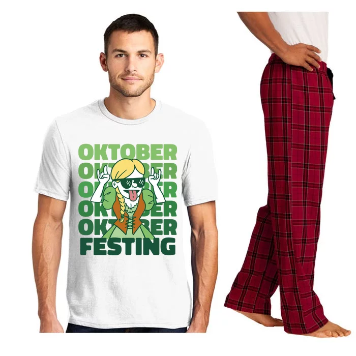 Oktoberfest Celebration Festive German Pajama Set