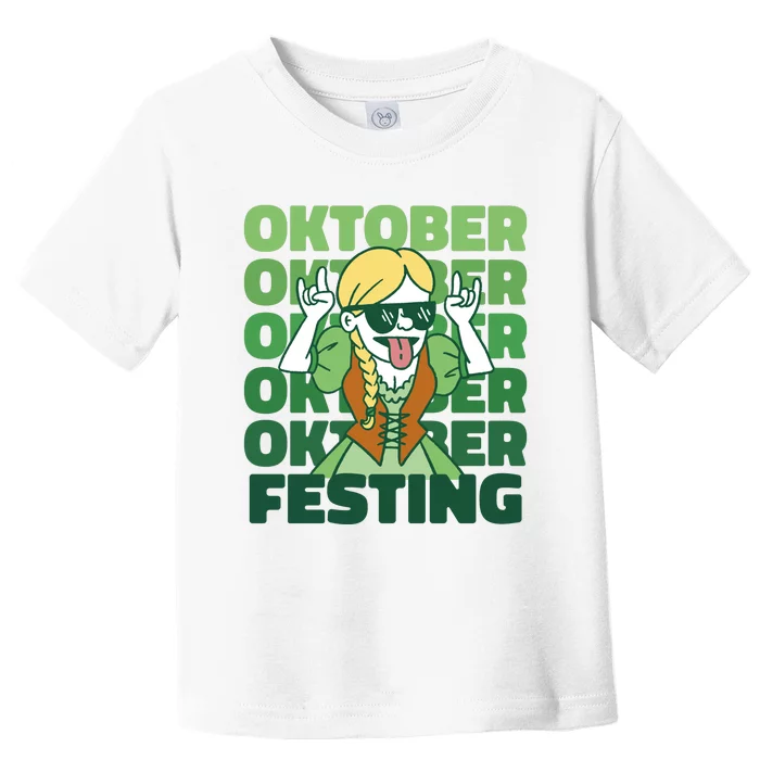 Oktoberfest Celebration Festive German Toddler T-Shirt