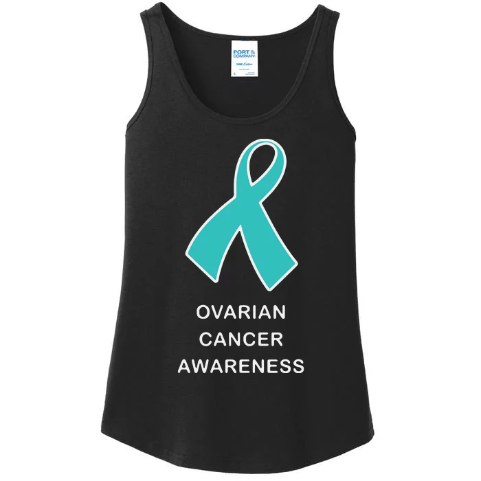 Ovarian Cancer For Women For Awareness Products Ladies Essential Tank