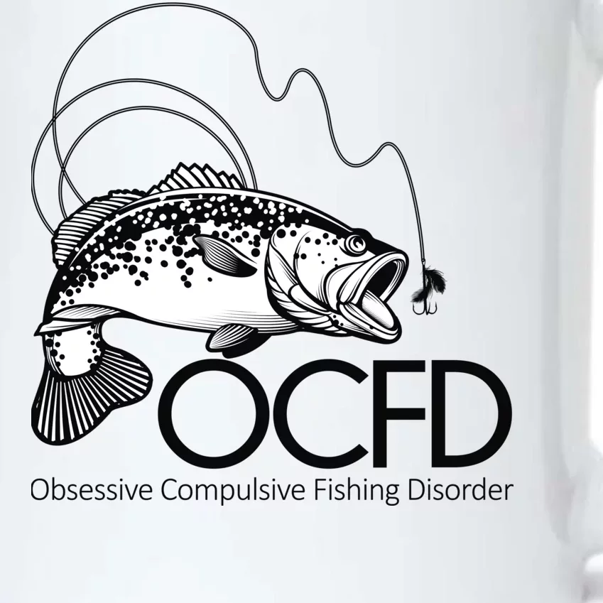 OCFD Fishing Black Color Changing Mug