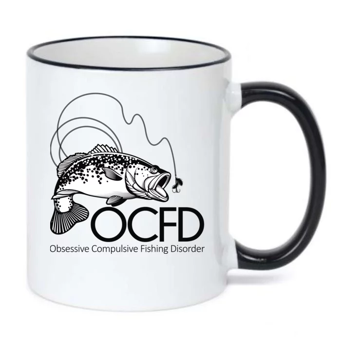 OCFD Fishing Black Color Changing Mug