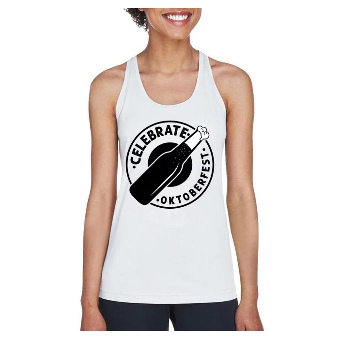 Oktoberfest Celebration Graphic Women's Racerback Tank