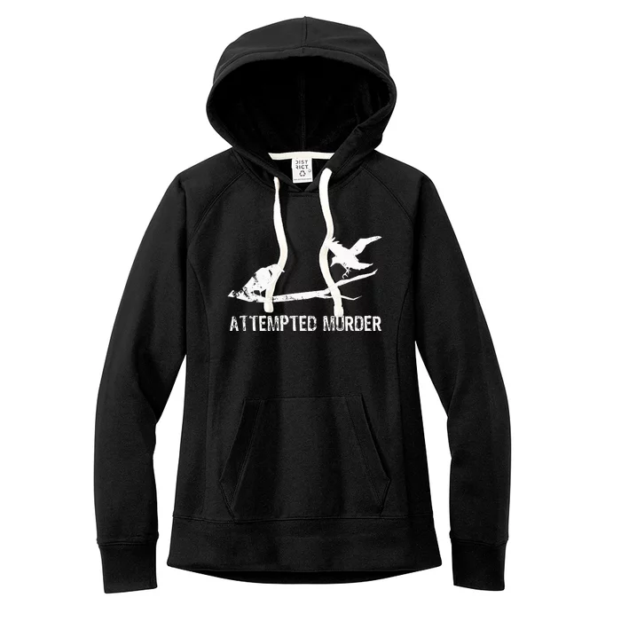 Ornithology Crows Grunge literary readers Women's Fleece Hoodie