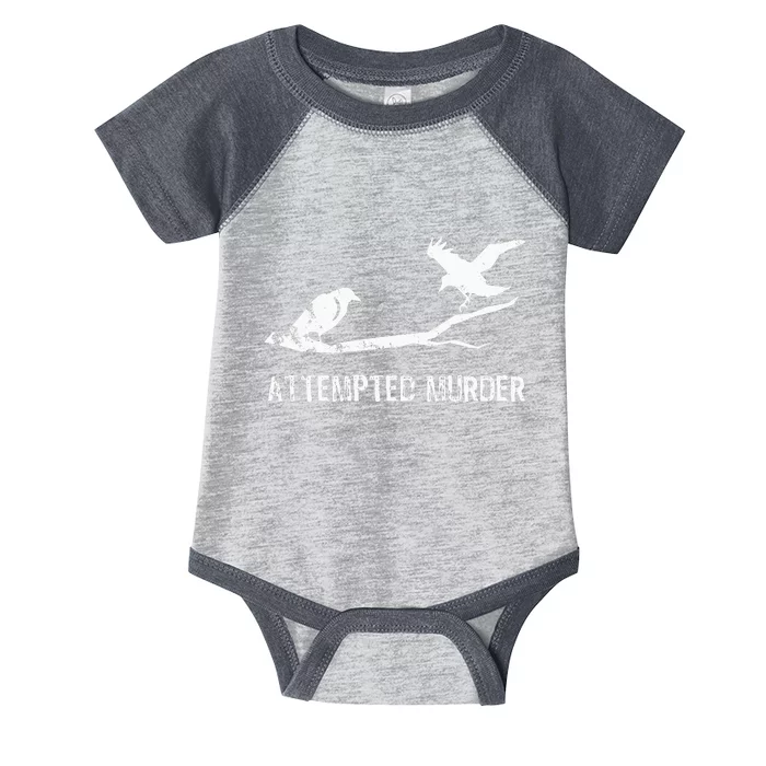 Ornithology Crows Grunge literary readers Infant Baby Jersey Bodysuit