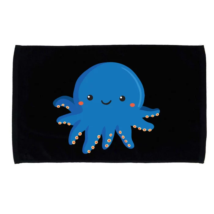 Octopus Cute Girl And Boy Octopus Microfiber Hand Towel