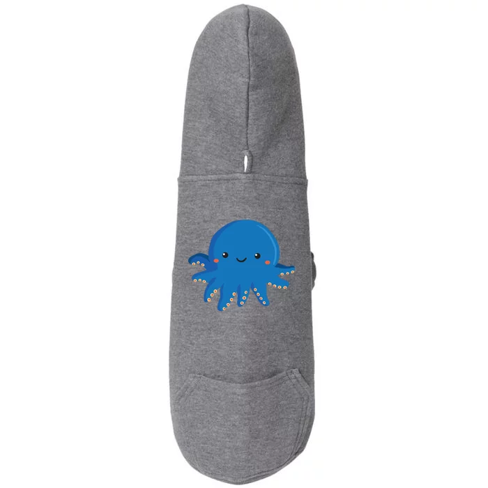 Octopus Cute Girl And Boy Octopus Doggie 3-End Fleece Hoodie