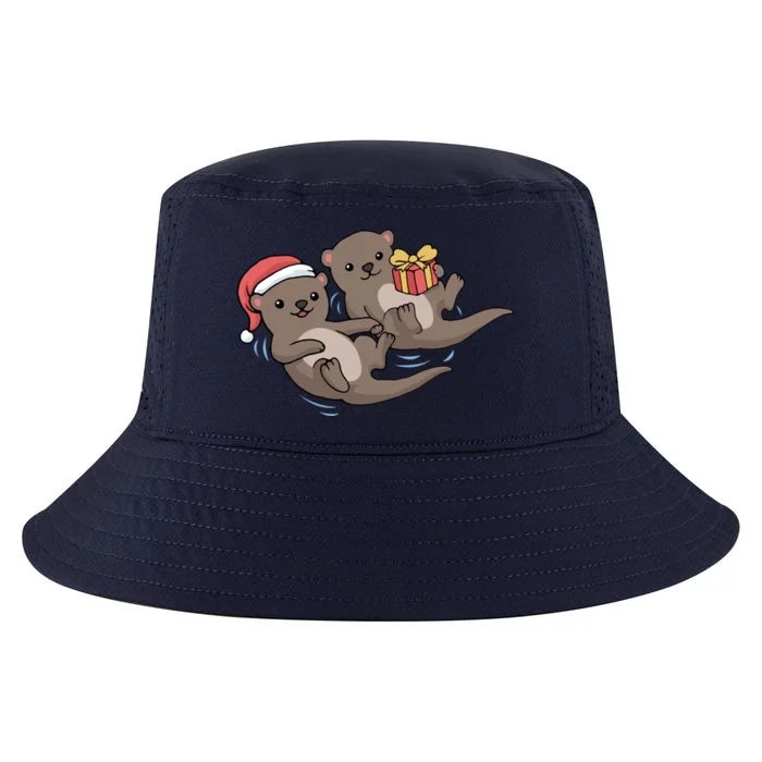 Otter Christmas Great Gift Cool Comfort Performance Bucket Hat