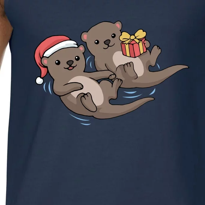 Otter Christmas Great Gift Comfort Colors® Tank Top