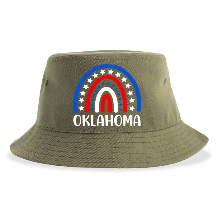 Oklahoma Cute Gift I Love Oklahoma Usa Gift Sustainable Bucket Hat