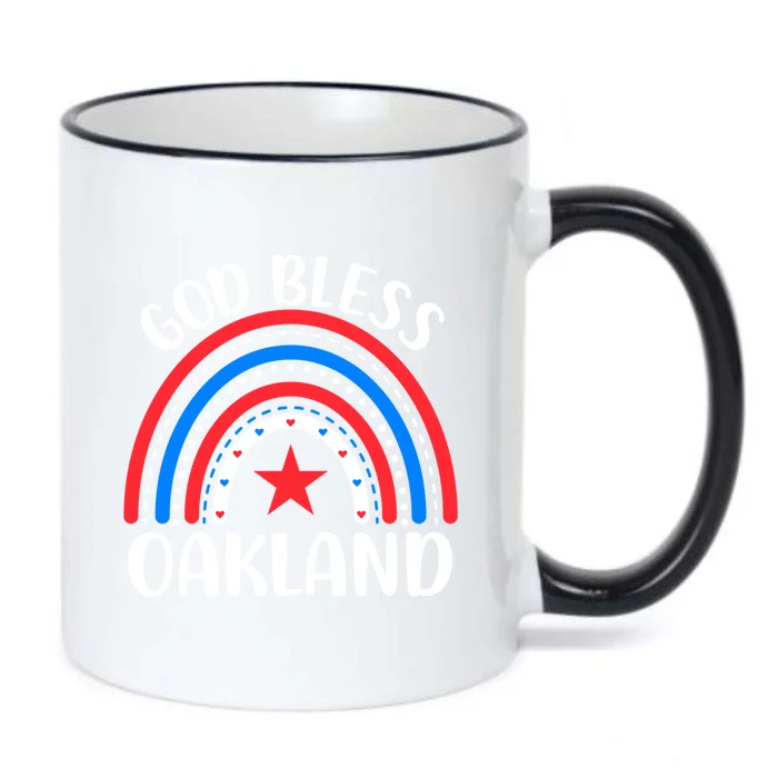 Oakland California Great Gift I Love Oakland Usa Gift Black Color Changing Mug