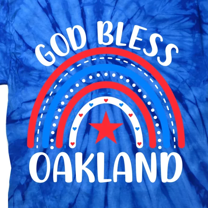 Oakland California Great Gift I Love Oakland Usa Gift Tie-Dye T-Shirt