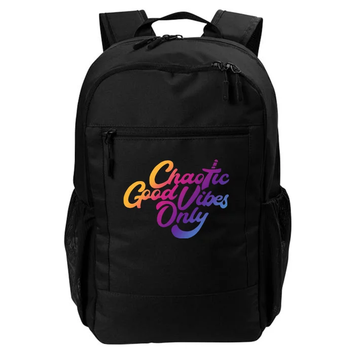 Outsidexbox Chaotic Good Vibes Only Daily Commute Backpack