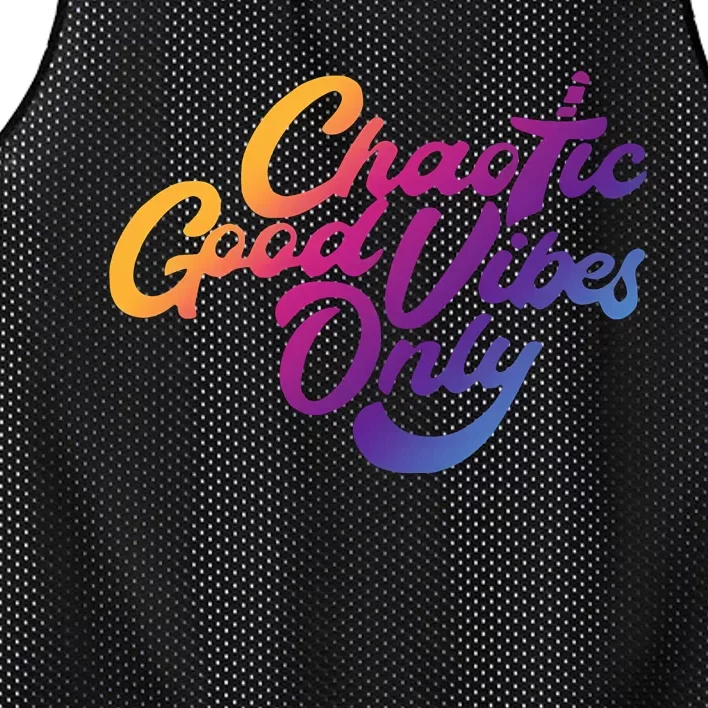 Outsidexbox Chaotic Good Vibes Only Mesh Reversible Basketball Jersey Tank