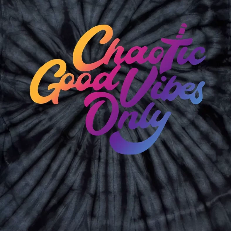 Outsidexbox Chaotic Good Vibes Only Tie-Dye T-Shirt