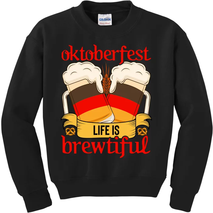 Oktoberfest Celebration Graphic Kids Sweatshirt