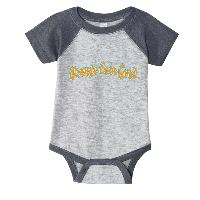 Orange Coin Good Infant Baby Jersey Bodysuit