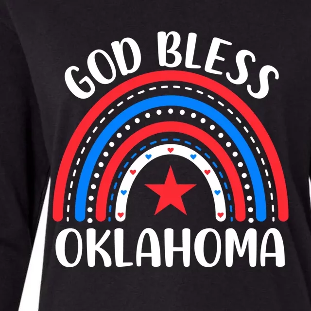 Oklahoma Cool Gift I Love Oklahoma Usa Gift Womens Cotton Relaxed Long Sleeve T-Shirt