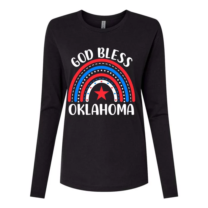 Oklahoma Cool Gift I Love Oklahoma Usa Gift Womens Cotton Relaxed Long Sleeve T-Shirt