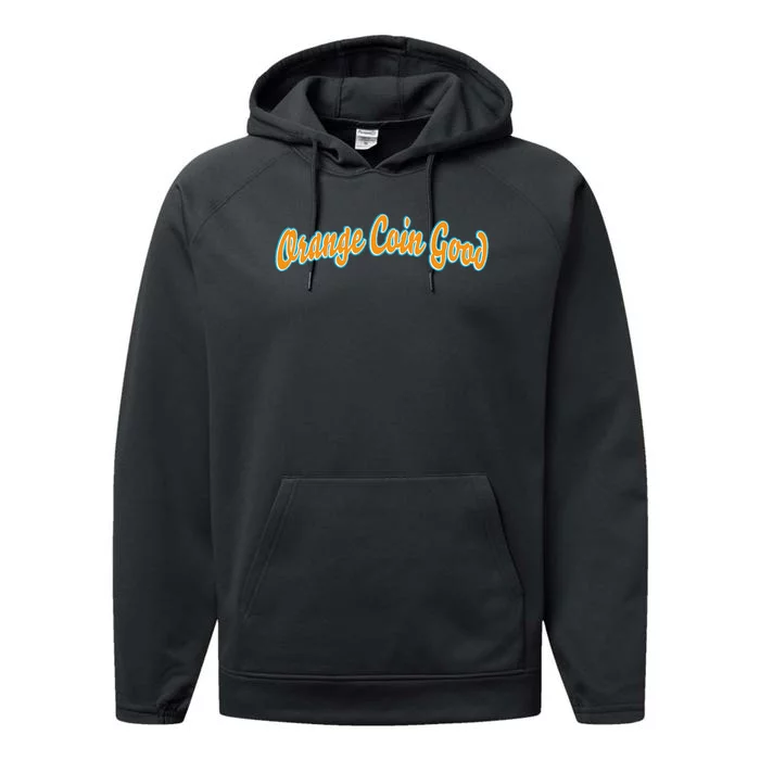 Orange Coin Good Performance Fleece Hoodie