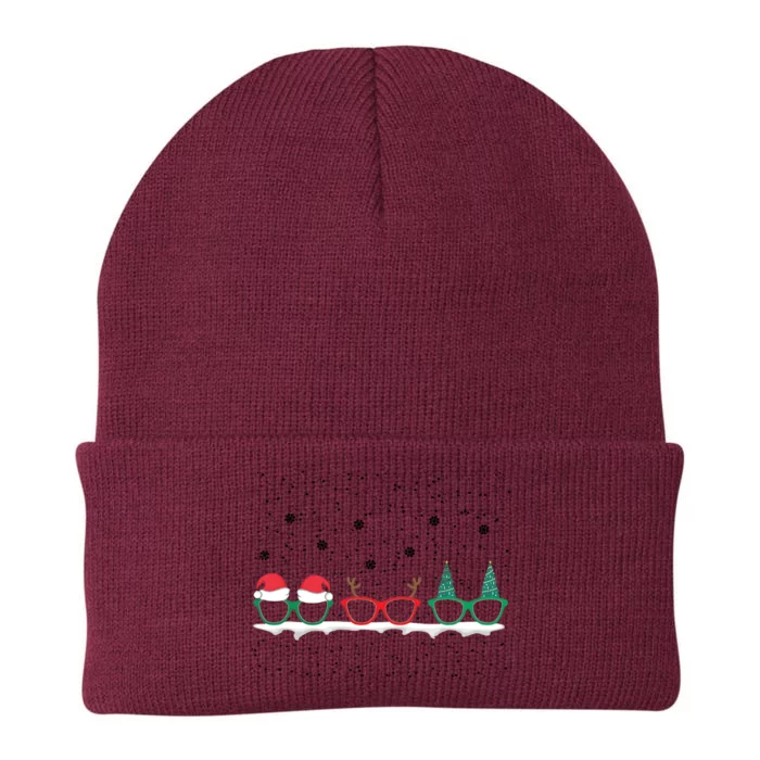 Optometrist Christmas Holiday Season Matching Team Knit Cap Winter Beanie