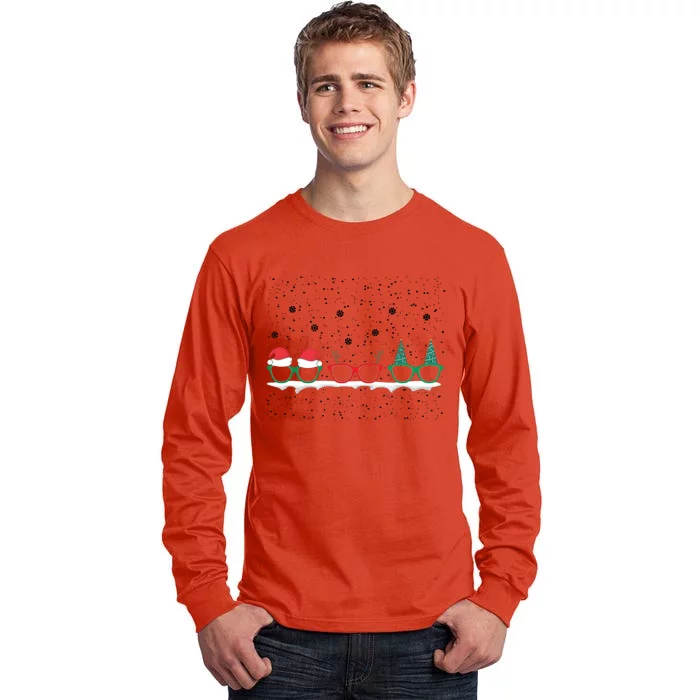 Optometrist Christmas Holiday Season Matching Team Tall Long Sleeve T-Shirt