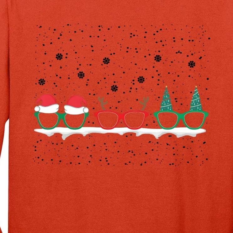 Optometrist Christmas Holiday Season Matching Team Tall Long Sleeve T-Shirt