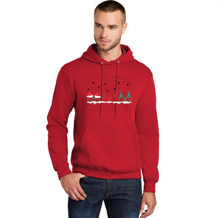 Optometrist Christmas Holiday Season Matching Team Tall Hoodie