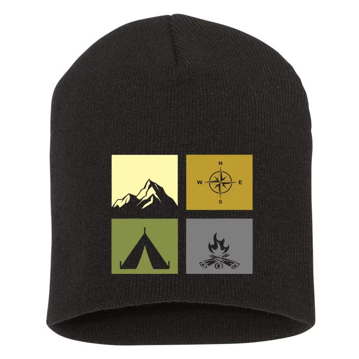 Outdoor Camping Hiking Backpacking Camping Short Acrylic Beanie