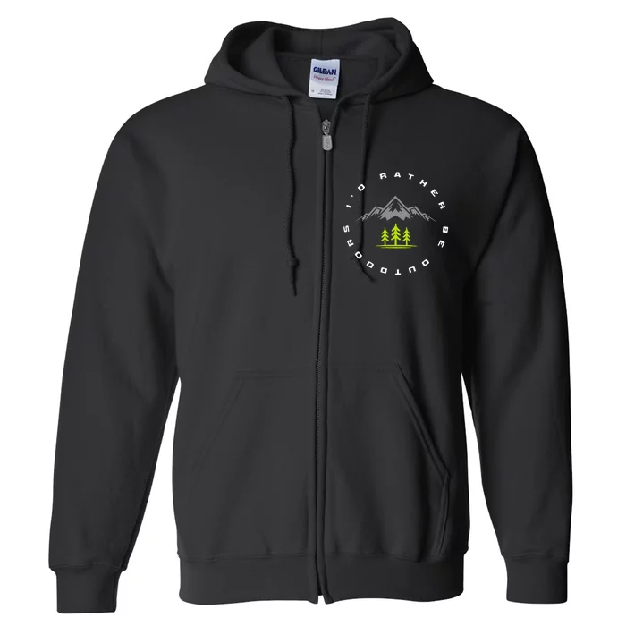 Outdoor Camping Hiking Camping Outdoor Full Zip Hoodie