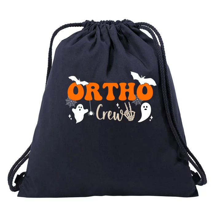 Ortho Crew Halloween Skeleton Orthopedic Assistant Nurse Gift Drawstring Bag