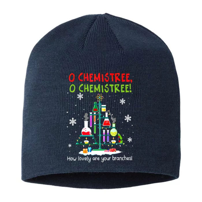 O Chemistree How Lovely Are Your Branches Funny Xmas Gift 8 1/2in Sustainable Knit Beanie