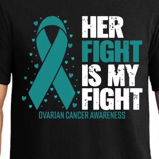 Ovarian Cancer Her Fight My Fight Ovarian Cancer Awareness Pajama Set