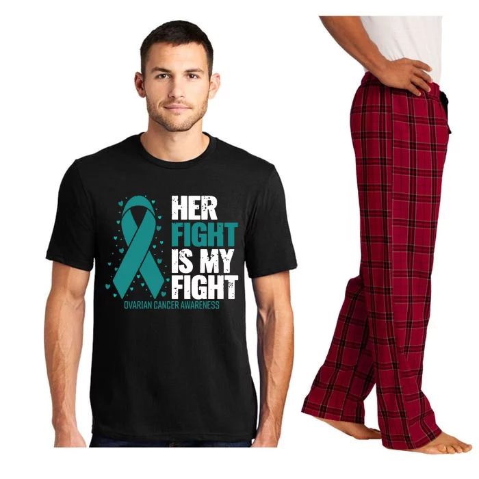 Ovarian Cancer Her Fight My Fight Ovarian Cancer Awareness Pajama Set