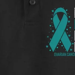 Ovarian Cancer Her Fight My Fight Ovarian Cancer Awareness Dry Zone Grid Performance Polo