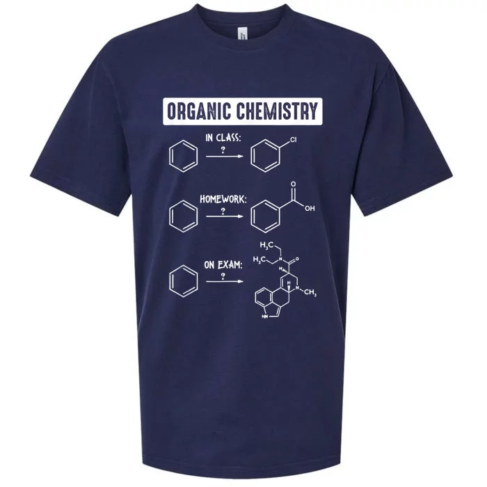 Organic Chemistry In Class Homework On Exam Sueded Cloud Jersey T-Shirt