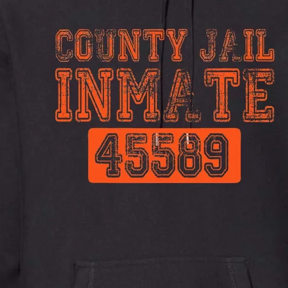 Orange County Jail Inmate Prisoner Costume Party Premium Hoodie