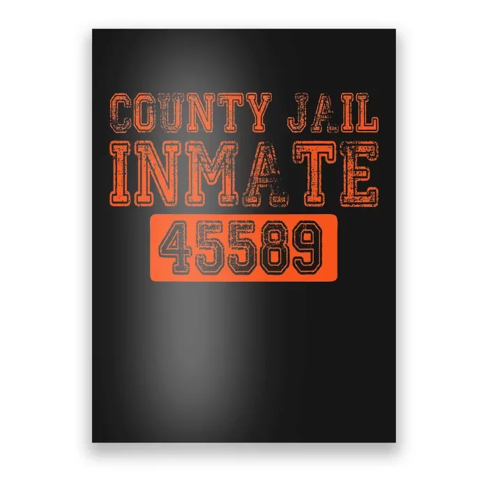 Orange County Jail Inmate Prisoner Costume Party Poster