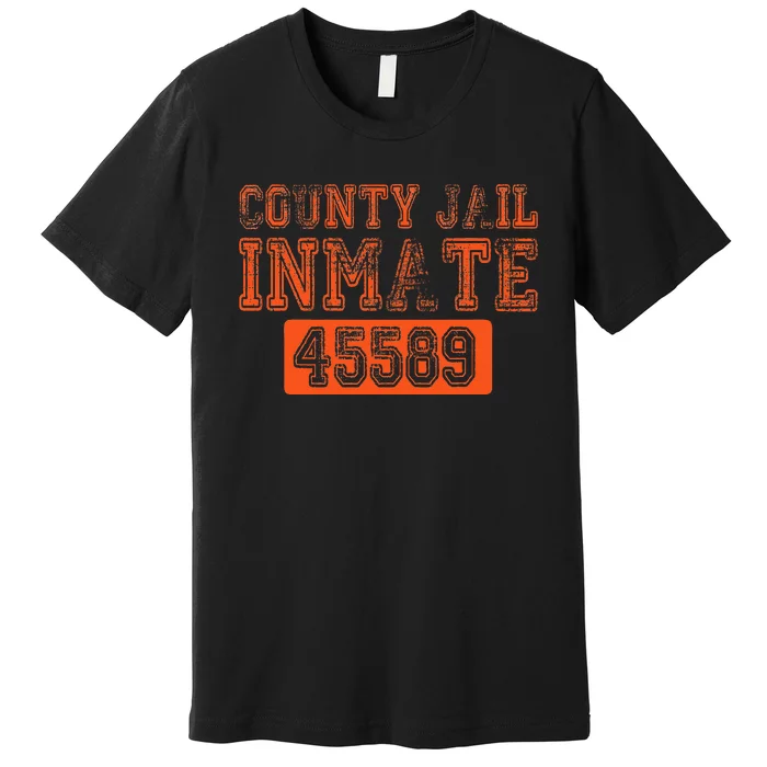 Orange County Jail Inmate Prisoner Costume Party Premium T-Shirt