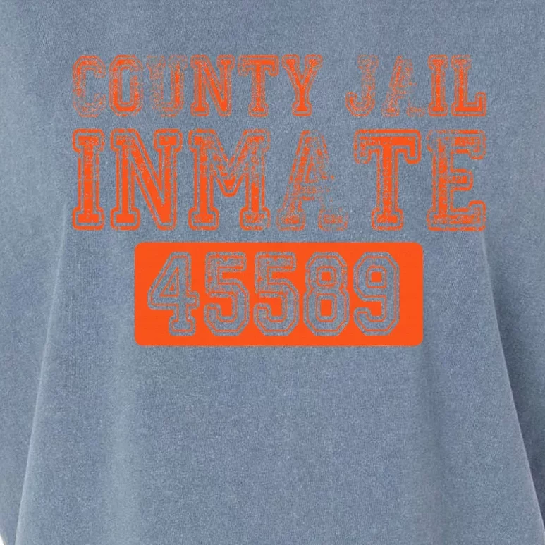 Orange County Jail Inmate Prisoner Costume Party Garment-Dyed Women's Muscle Tee