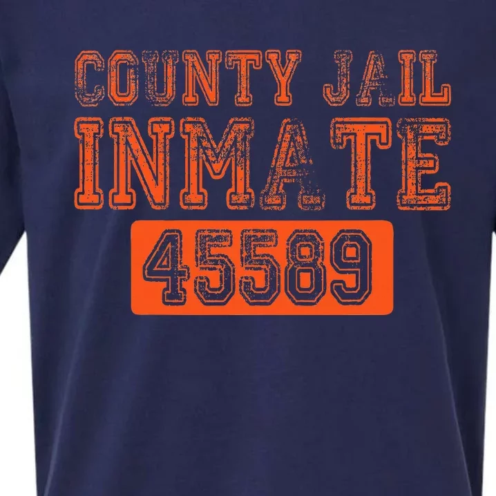 Orange County Jail Inmate Prisoner Costume Party Sueded Cloud Jersey T-Shirt