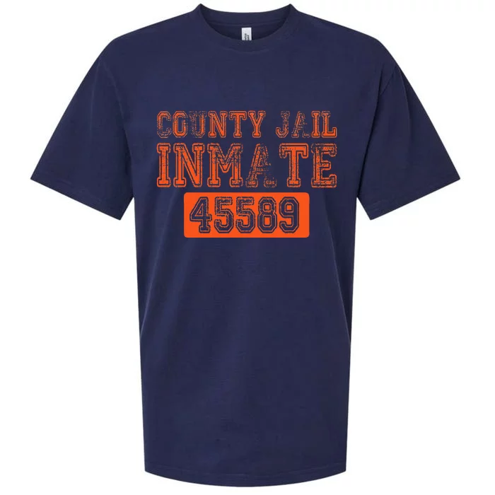 Orange County Jail Inmate Prisoner Costume Party Sueded Cloud Jersey T-Shirt